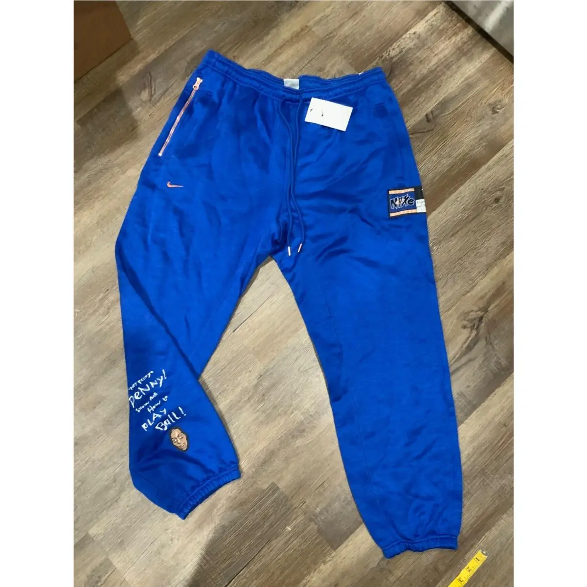 Lil` Penny Premium Basketball Pants Blue DA6755 480 Men`s Sz: XL by Nike