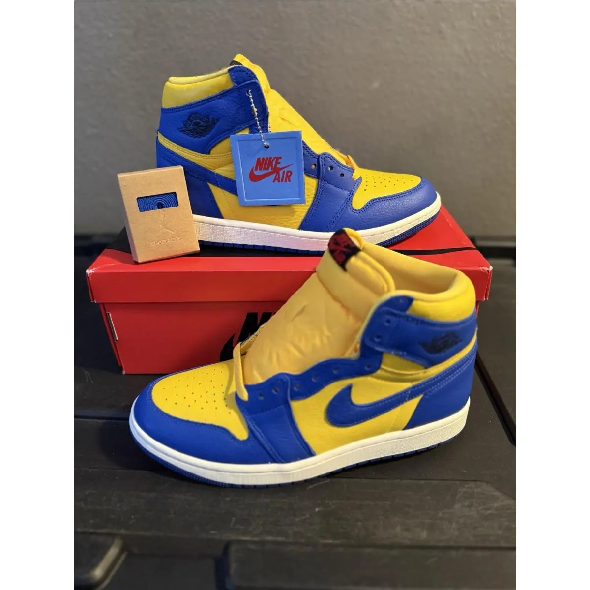 Size 10W/8.5M - Air 1 Jordan Retro OG High Reverse Laney FD2596-700