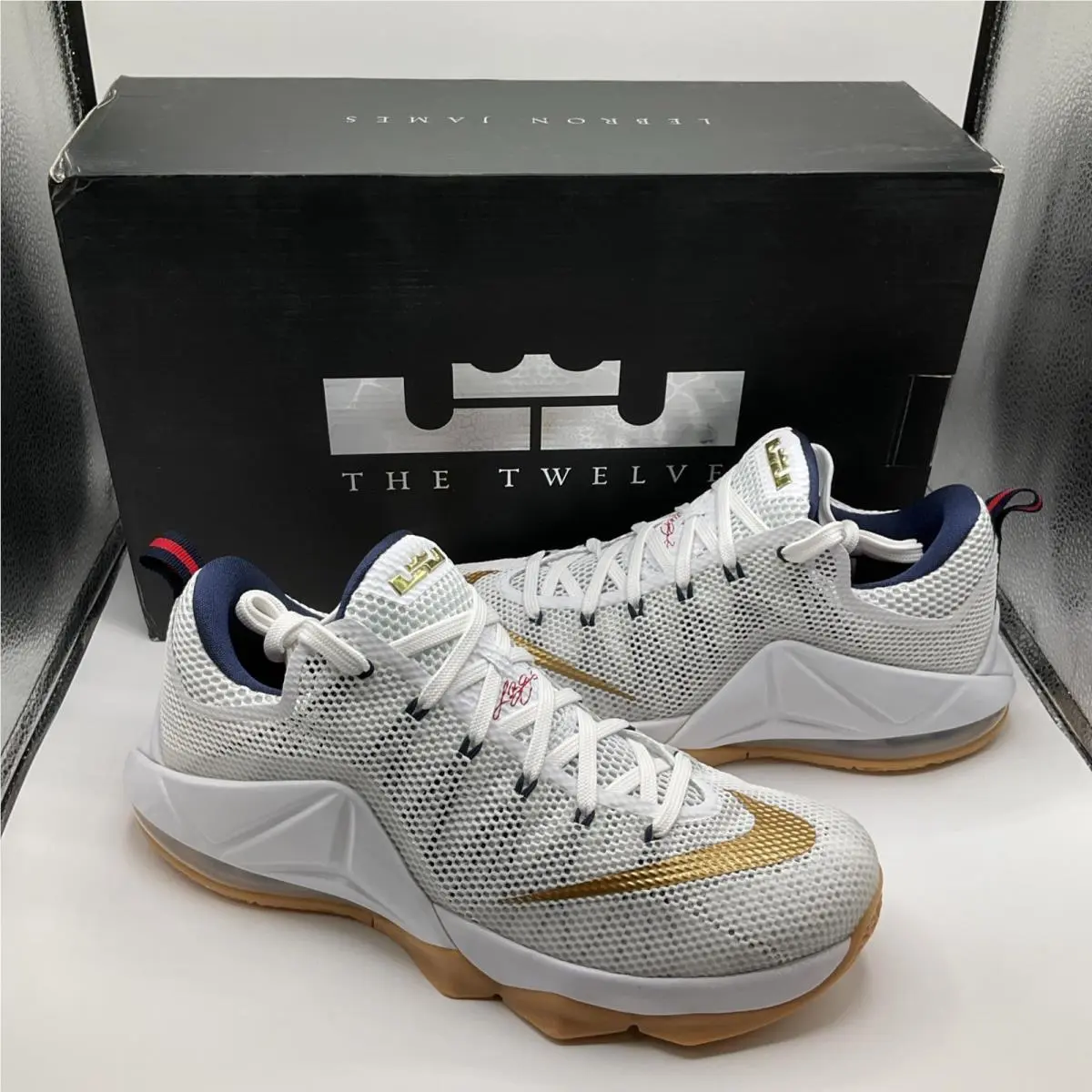 Nike Lebron Xii 12 Low Usa 724557 174 Sneaker Shoes Size 10.5