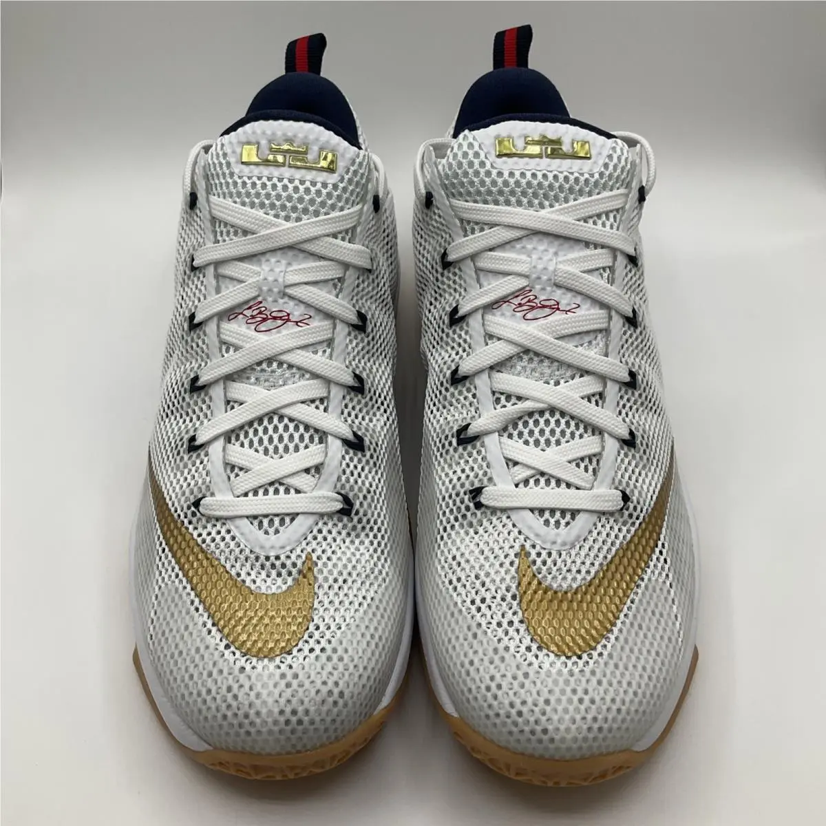 Nike shoes - Nike LeBron 12 - LeBron - 724557-174 - White (UPC: 0887229186193) 2