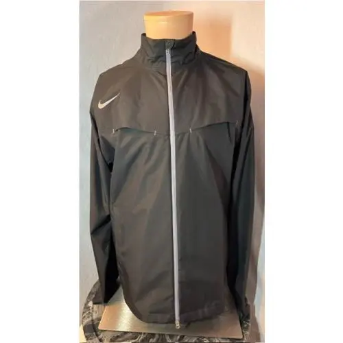 Nike Golf Storm-fit Windbreaker Rain Jacket 484151-010 Black Men`s Medium