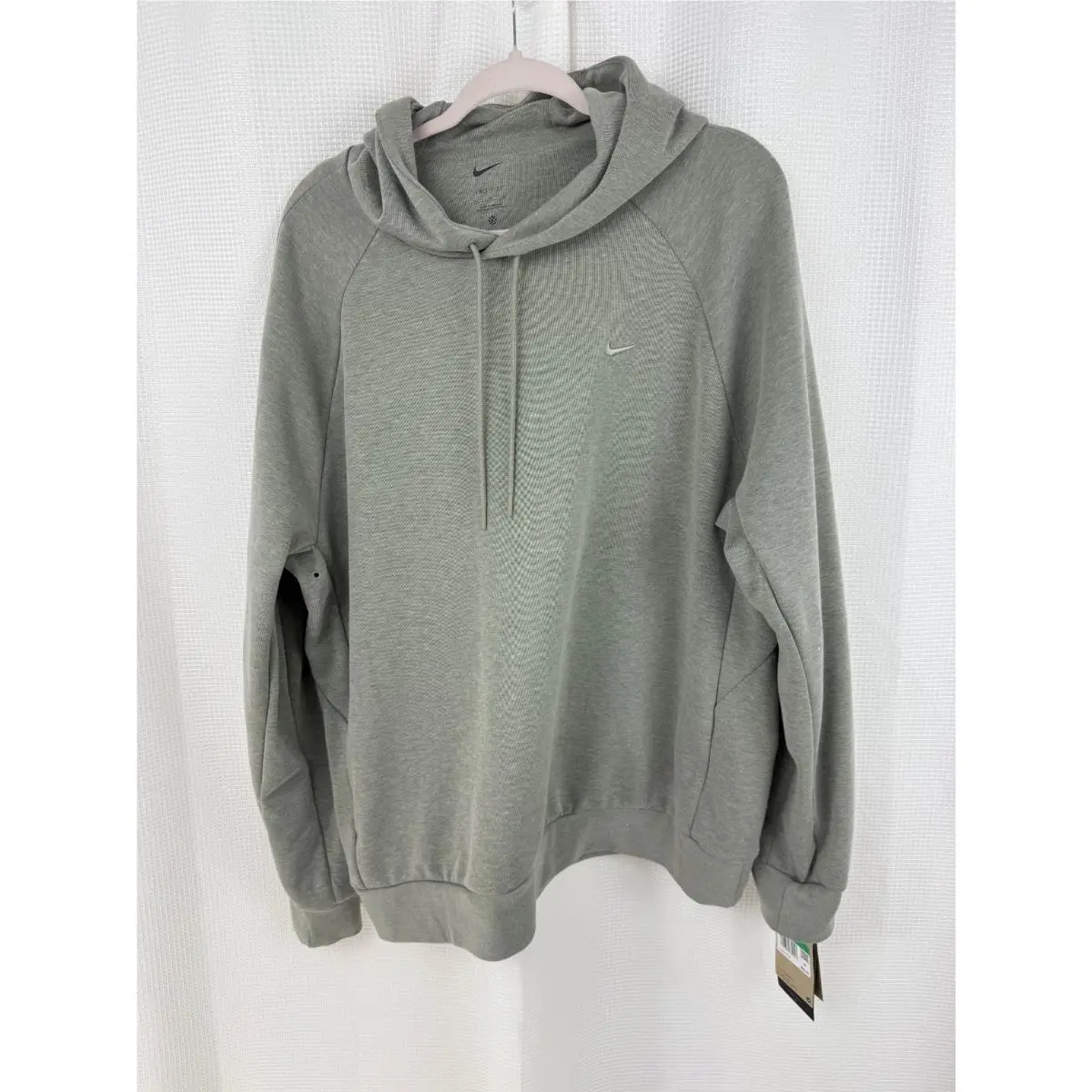 Nike Dri-fit UV Pullover Performance Hoodie Mens Size XL Sweatshirt Pale Green