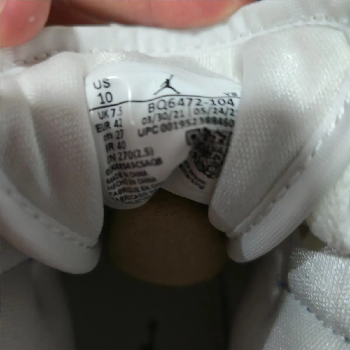 Nike shoes - Air Jordan 1 - Air - Blue 3
