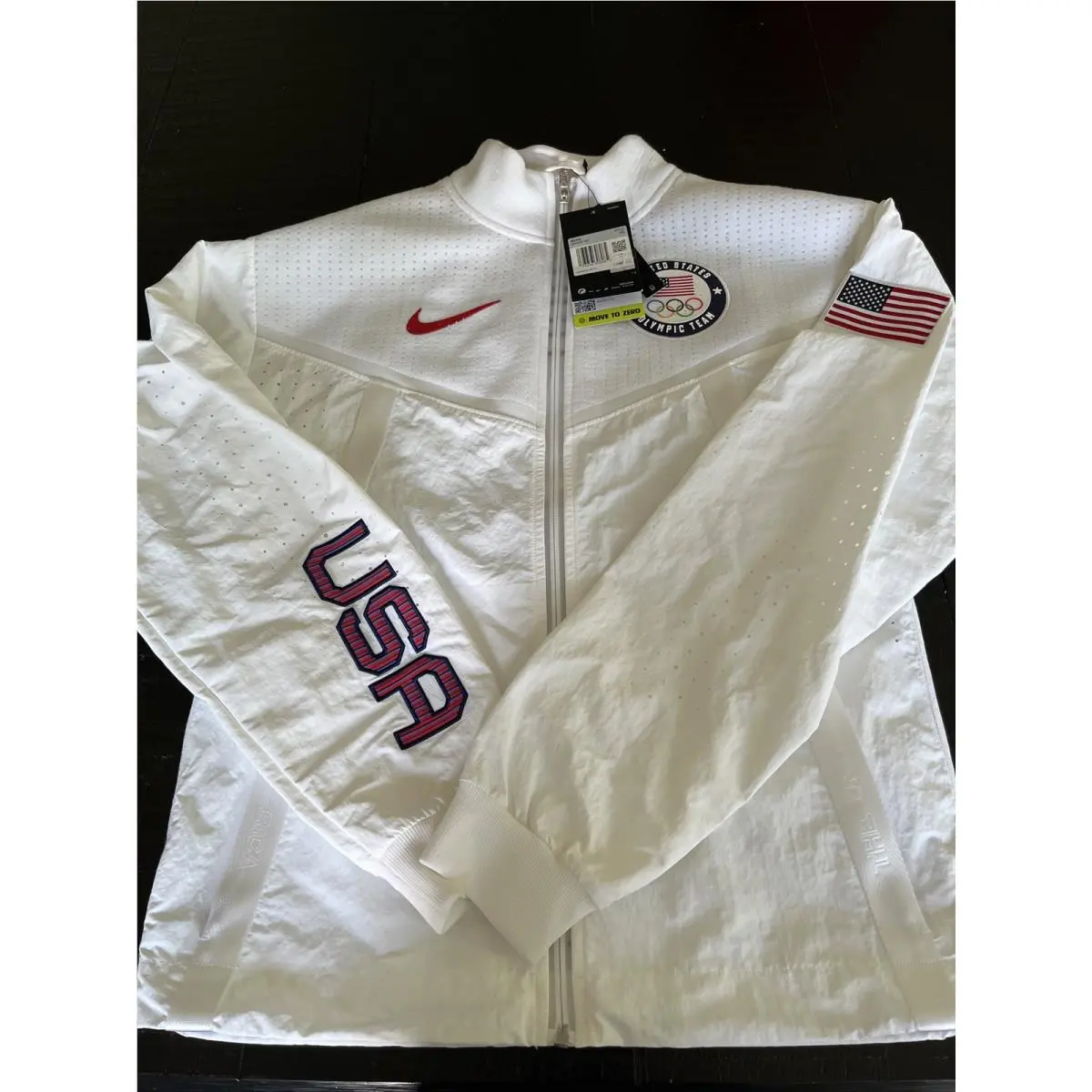 Nike Team Usa Medal Stand Olympics Windrunner Jacket Mens Size XS