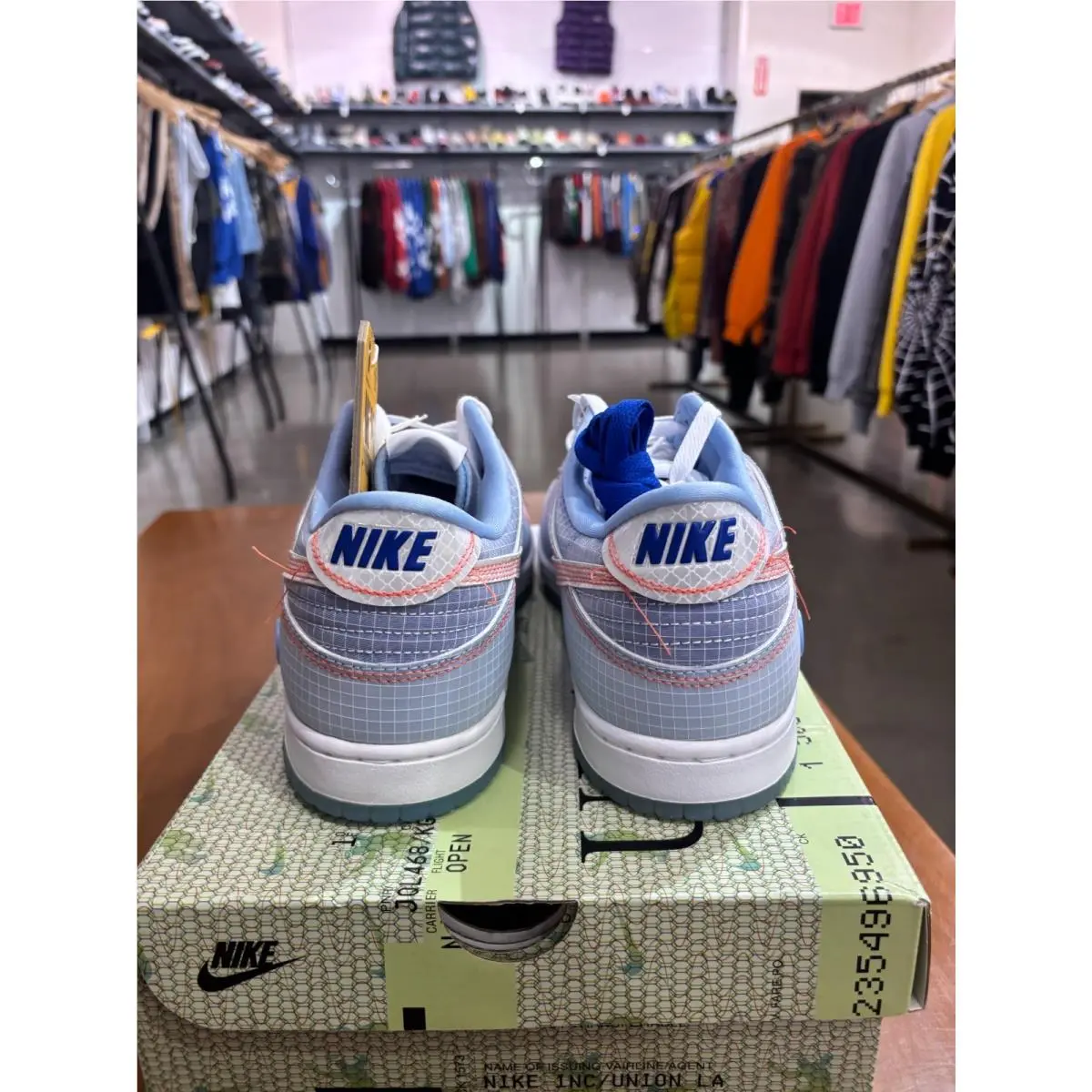 Nike Dunk Low Union Passport Pack Argon Size 11.5