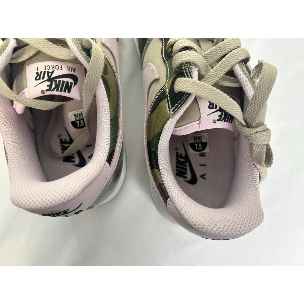 Nike shoes - Nike Air Force 1 - Air Force - HQ1967-200 - Dsrt Khaki/Pnk Fm-Black-White (UPC: 198482435851) 1