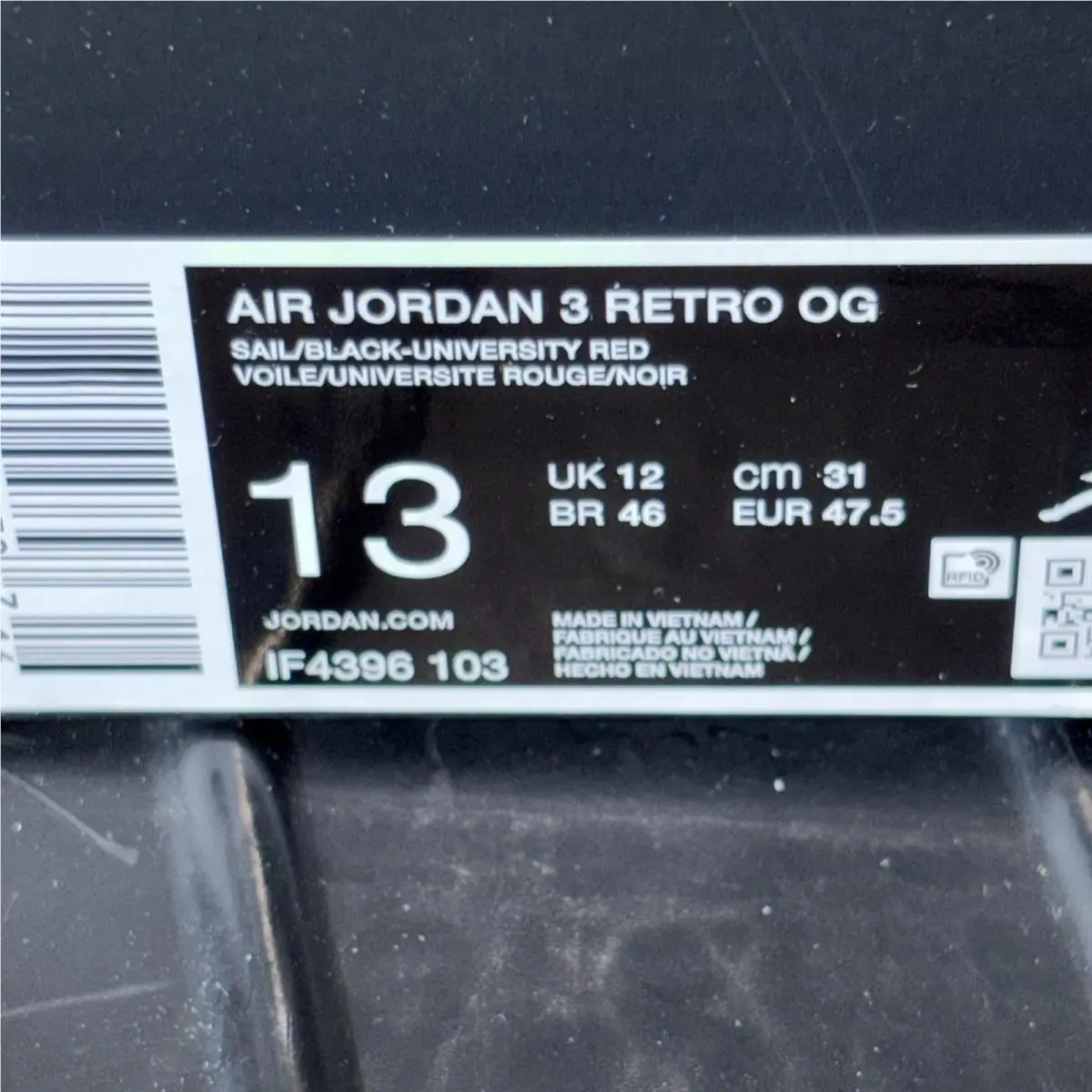 Nike shoes - Air Jordan 3 - Air - IF4396-103 - Multicolor 6