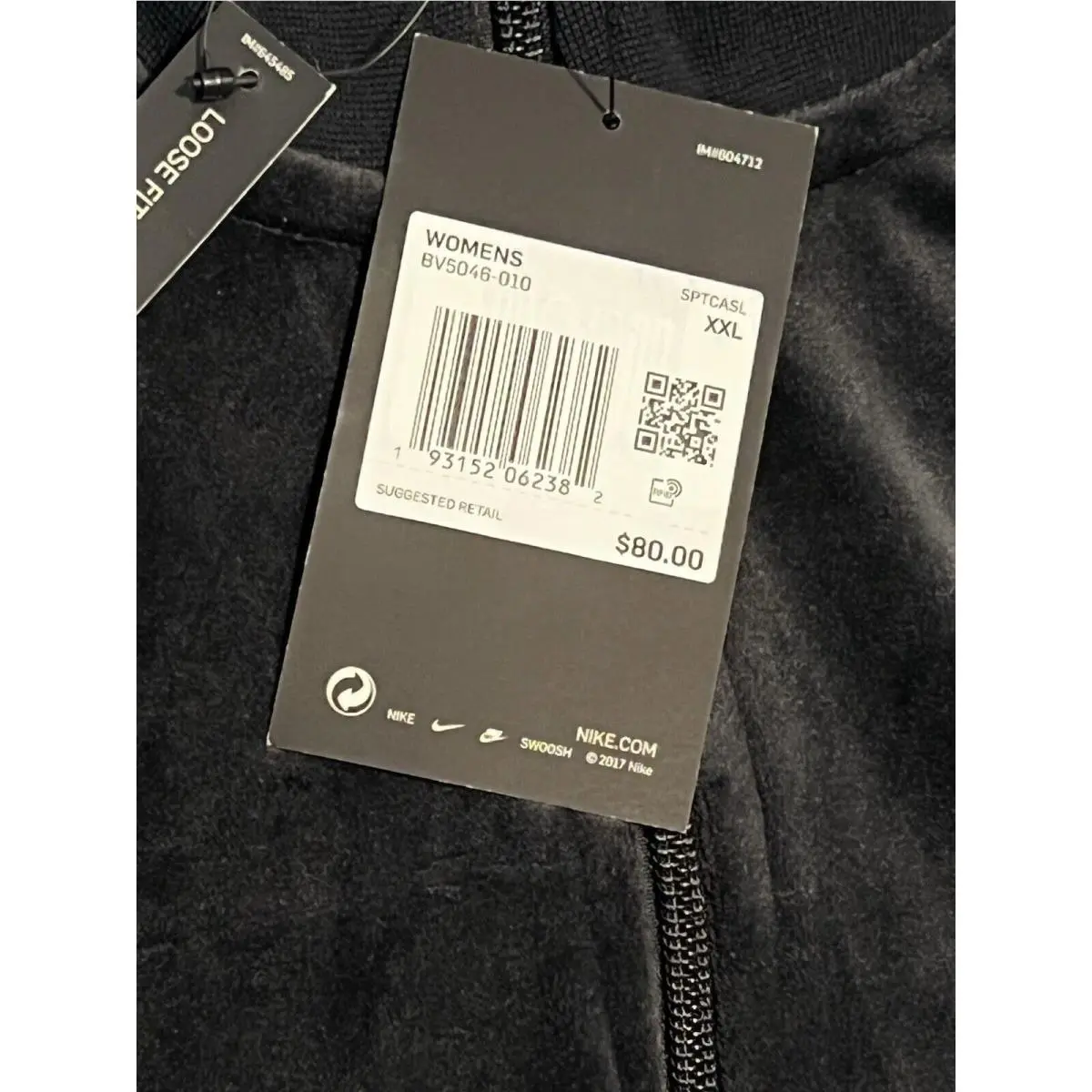Nike clothing - Heritage - Heritage - BV5046-010 - Black, Gray, Manufacturer: Black, Silver Gray 3