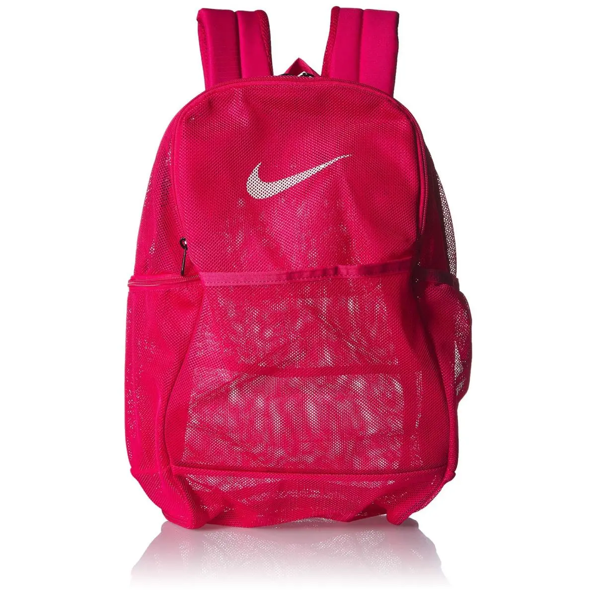 Nike Brasilia Mesh Backpack 9.0 Rush Pink/rush Pink/white One Size - Pink