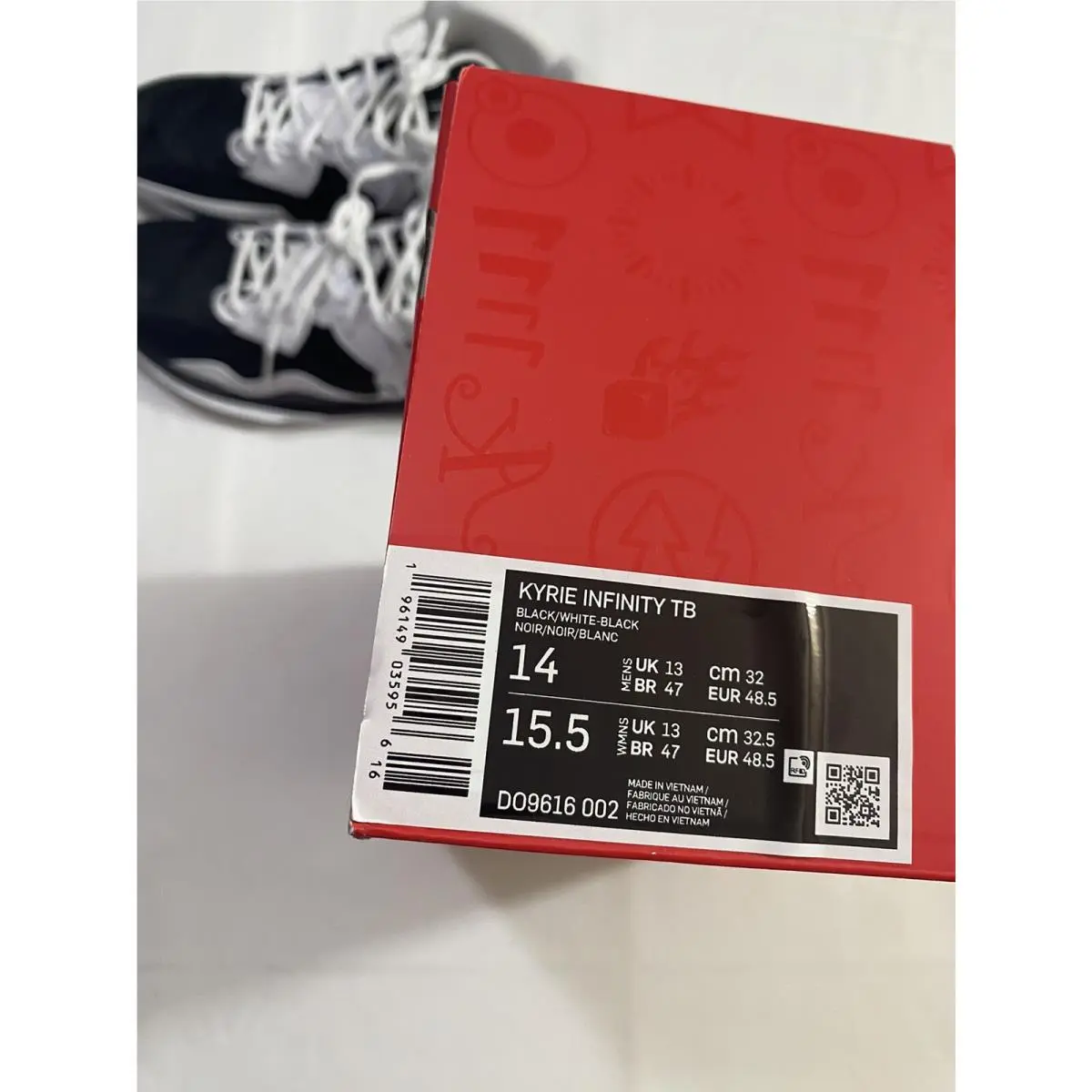 Nike shoes - Nike Kyrie Infinity - Kyrie Infinity - DO9616-002 - White (UPC: 0196149035956) 8