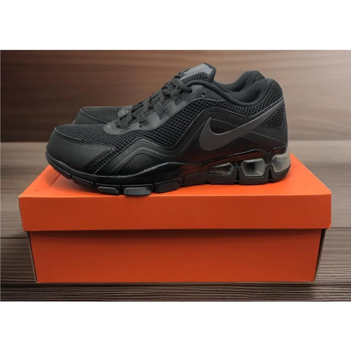Nike Air Max 2K12 Nba All Black Colorway Mens 9.5 Rare Dead Stock