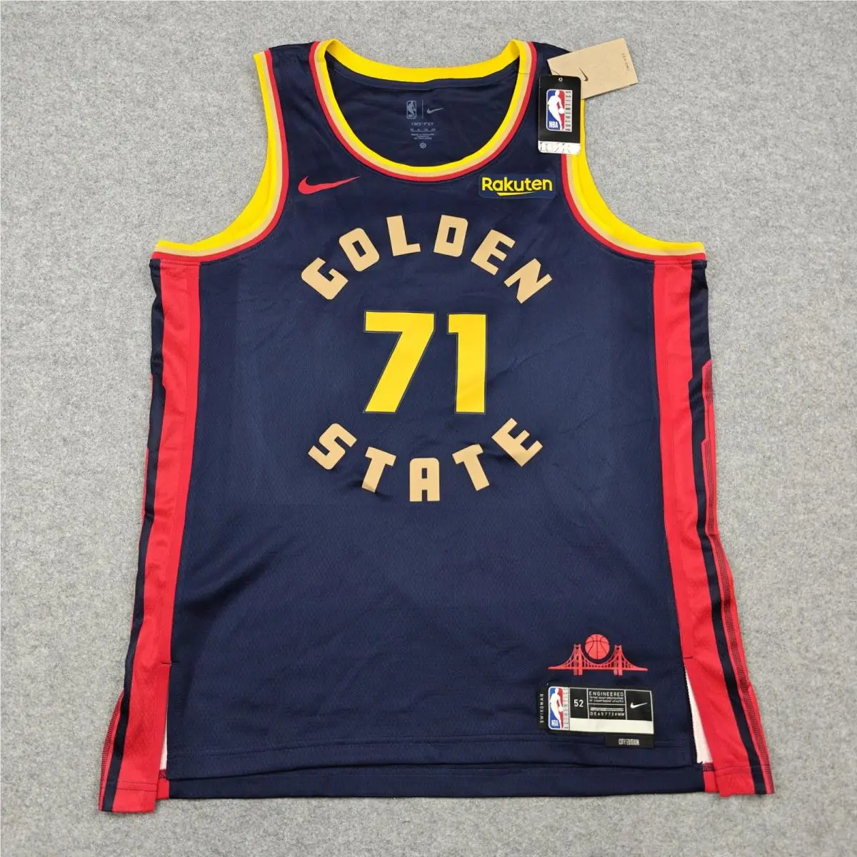 Dennis Schroder Jersey Mens XL Blue Golden State Warriors Basketball by Nike