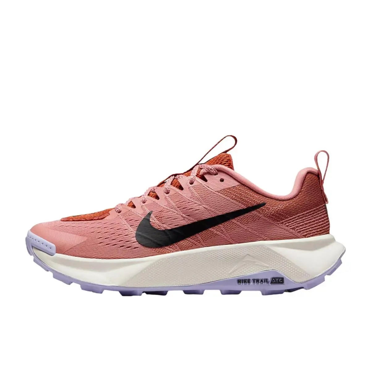 Nike Reactx Wildhorse 10 Red Stardust / Black - Lilac Ice FV2337-600 Women`s - Multicolor