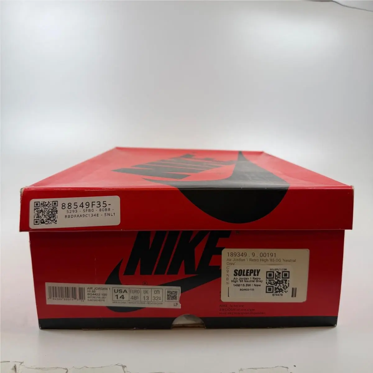 Nike shoes - Jordan 1 Retro High 85 Neutral Grey - White 8