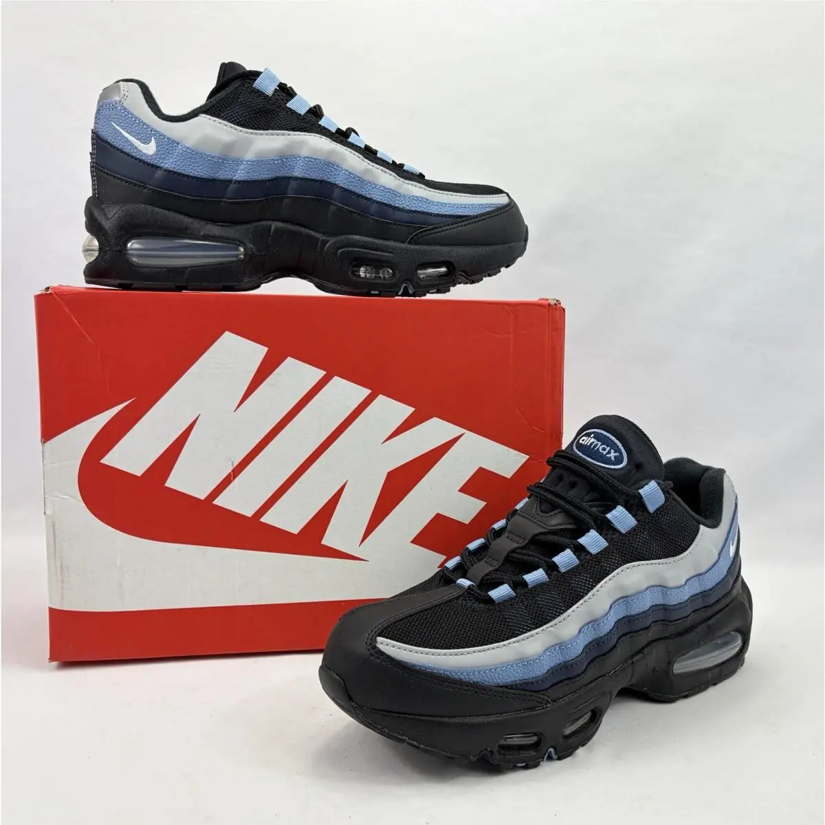Nike Air Max 95 BB Ltr (gs) Air Max 95 BB Ltr GS Sneakers II4130-018 Black/blue/ Grey Youth 7Y