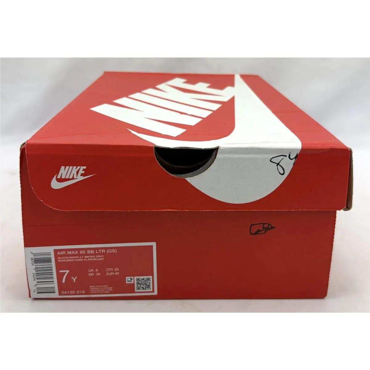 Nike shoes - Air Max 95 BB LTR (GS) - II4130 018 - Black/Light Smoke Grey/Work Blue/White (UPC: 198729240569) 10