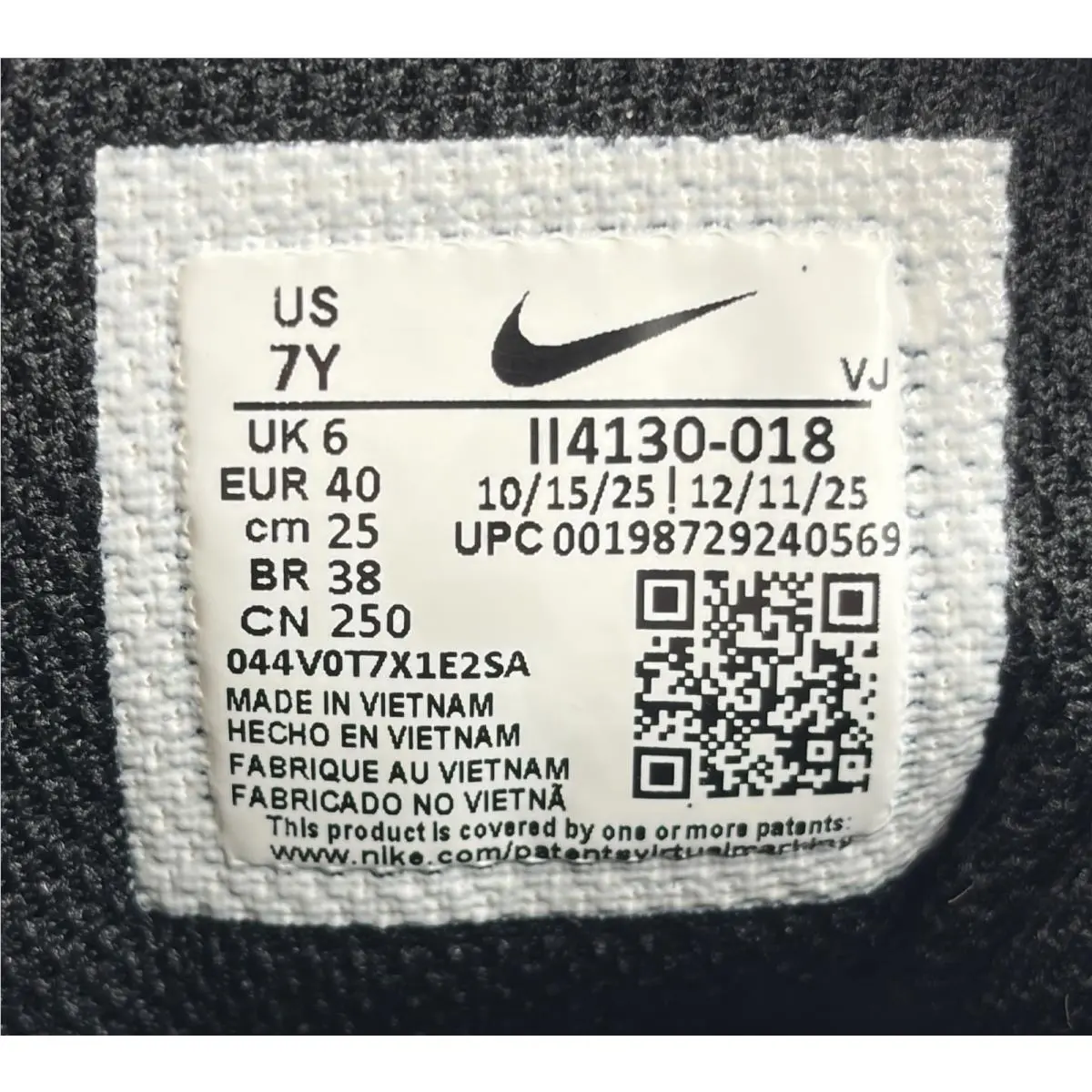 Nike shoes - Air Max 95 BB LTR (GS) - II4130 018 - Black/Light Smoke Grey/Work Blue/White (UPC: 198729240569) 6