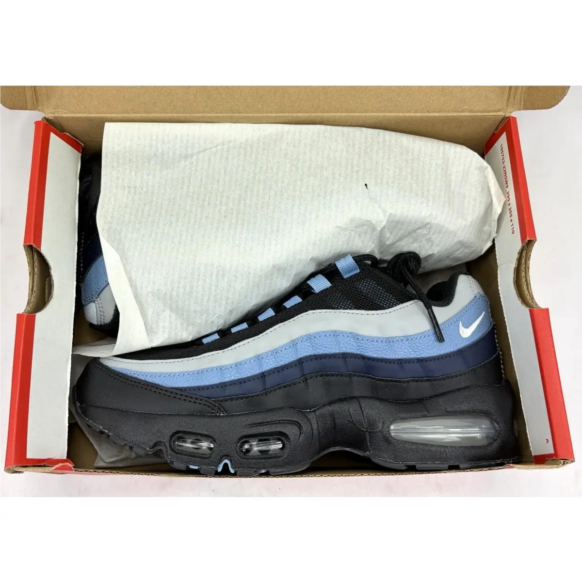 Nike shoes - Air Max 95 BB LTR (GS) - II4130 018 - Black/Light Smoke Grey/Work Blue/White (UPC: 198729240569) 7
