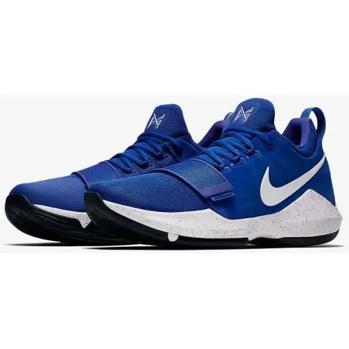 Nike PG 1 Basketball Shoes - Size 8.5 - Game Royal Blue / White - 878627-400