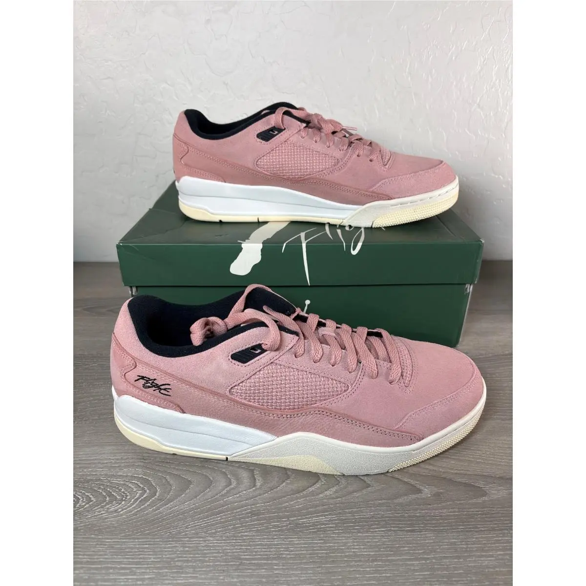 Jordan Stadium 90 Mens Pink Suede Low Top Sneakers HF5255-601 Size 11