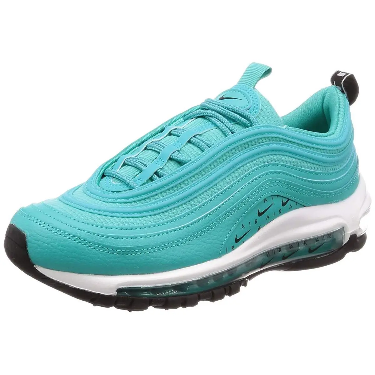 Women`s Nike Air Max 97 LX Hyper Jade/hyper Jade-black AR7621 300 - 5.5