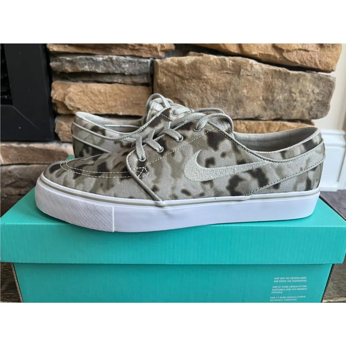 Nike SB Zoom Stefan Janoski Skate Shoes Camo Desert 333824 207 Mens 9.5