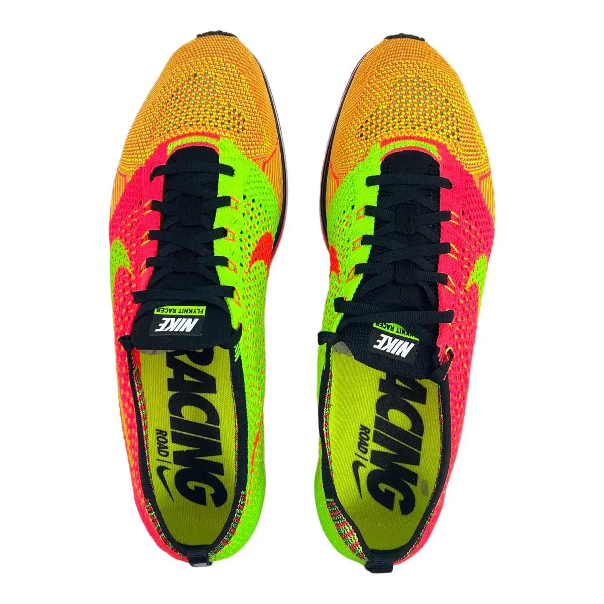 Nike shoes - Nike Flyknit Racer - Flyknit Racer - 526628603 - HYPER PUNCH/ELECTRIC GREEN (UPC: 0887232359775) 8