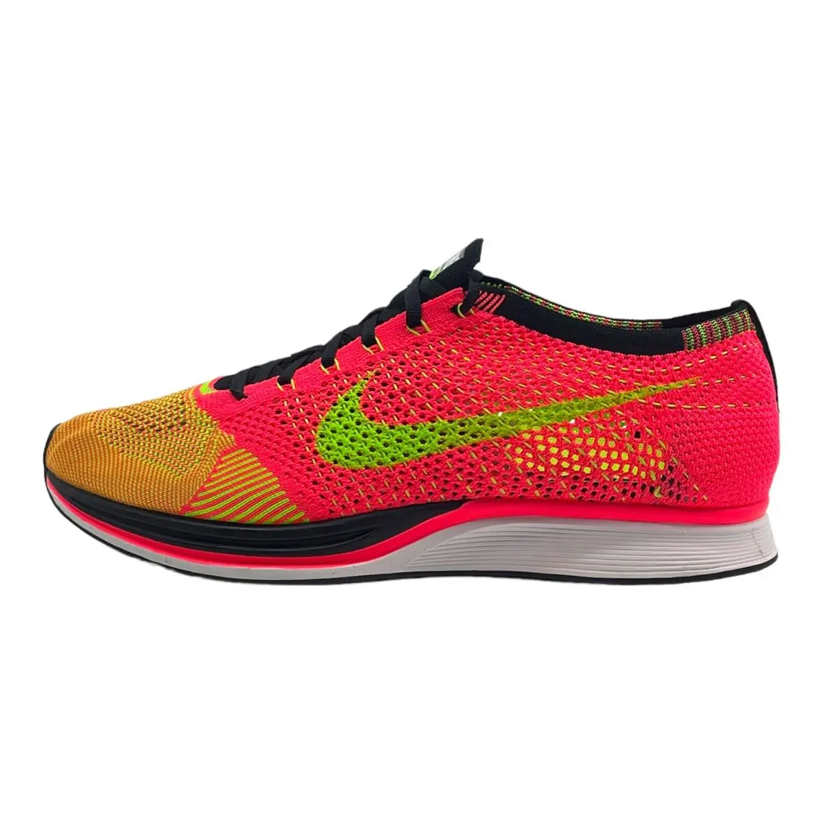 Nike shoes - Nike Flyknit Racer - Flyknit Racer - 526628603 - HYPER PUNCH/ELECTRIC GREEN (UPC: 0887232359775) 2