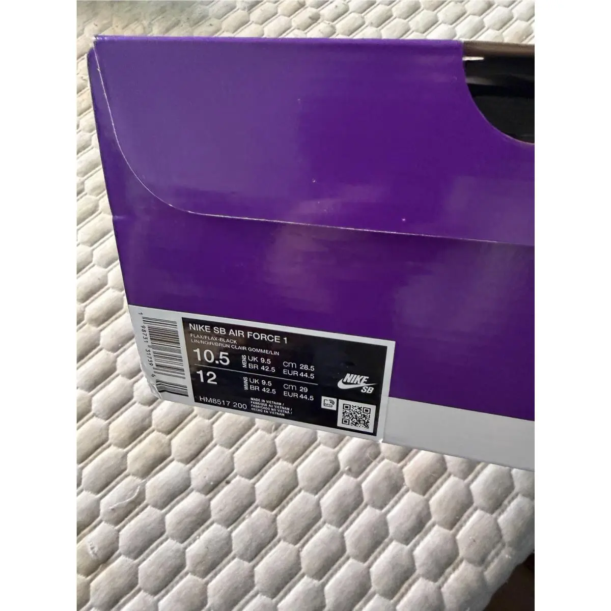 Nike shoes - Nike SB Air Force - Air Force - HM8517-200 - Flax 3