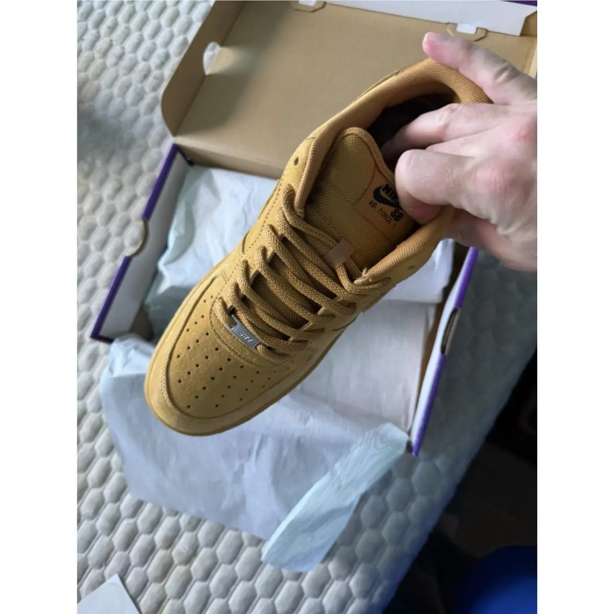 Nike shoes - Nike SB Air Force - Air Force - HM8517-200 - Flax 1