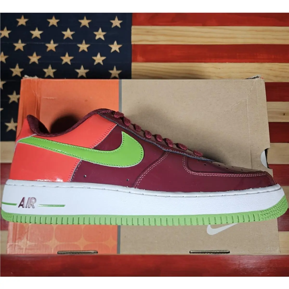 Nike shoes - Nike Air Force 1 - Air Force - 312945-631 - Red, way: Team-Red/Green-Bean/Max-Orange/White 0