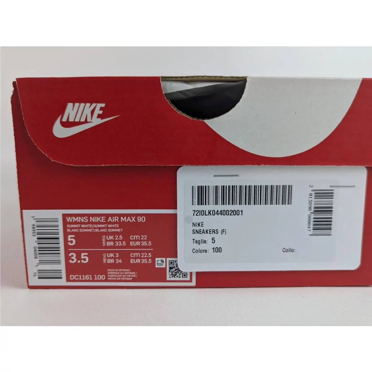 Nike shoes - Nike Air Max 90 - Air Max - DC1161-100 - White 9