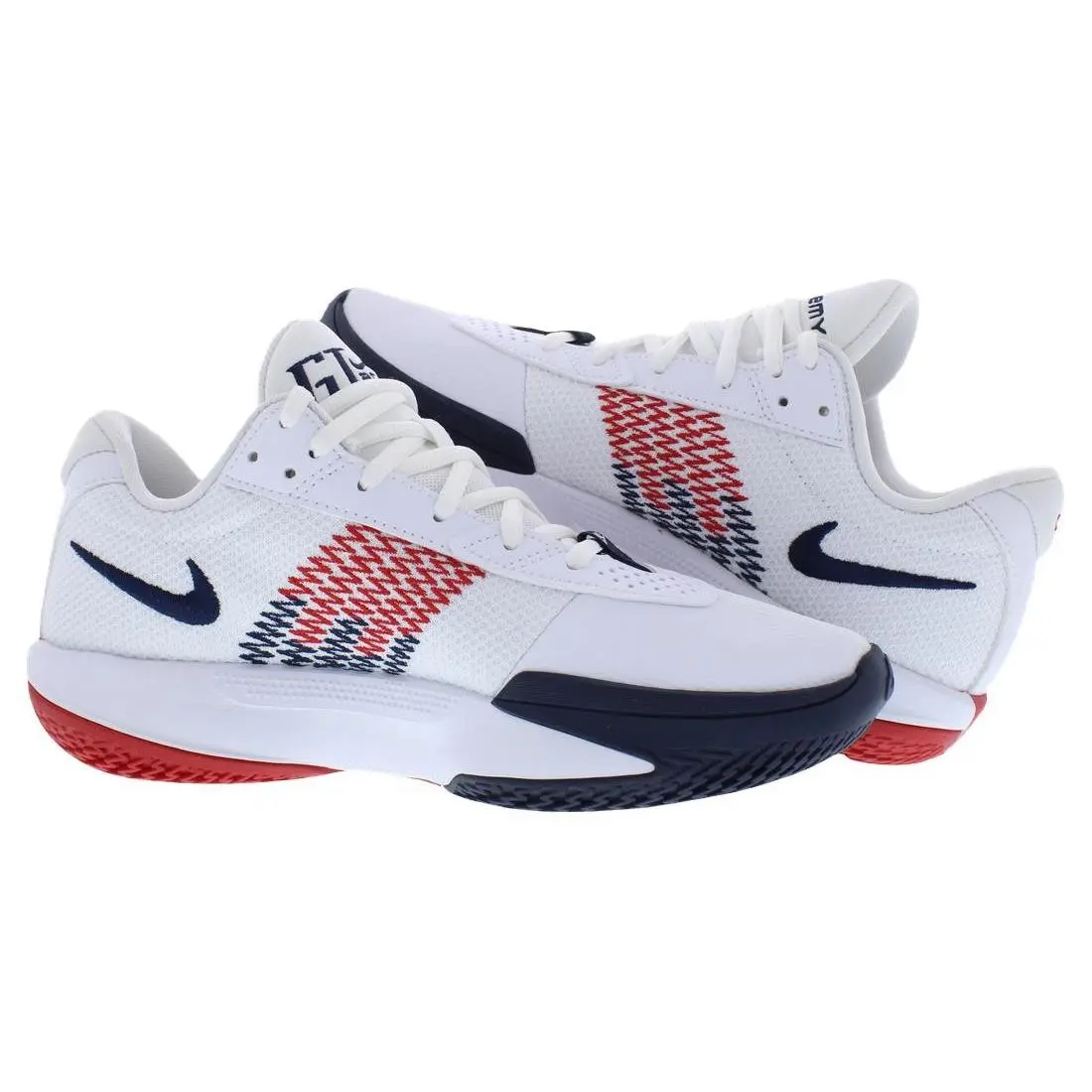 Nike shoes - White/Obsidian/Sport Red, Full: White/Obsidian/Sport Red (UPC: 197599132905) 1