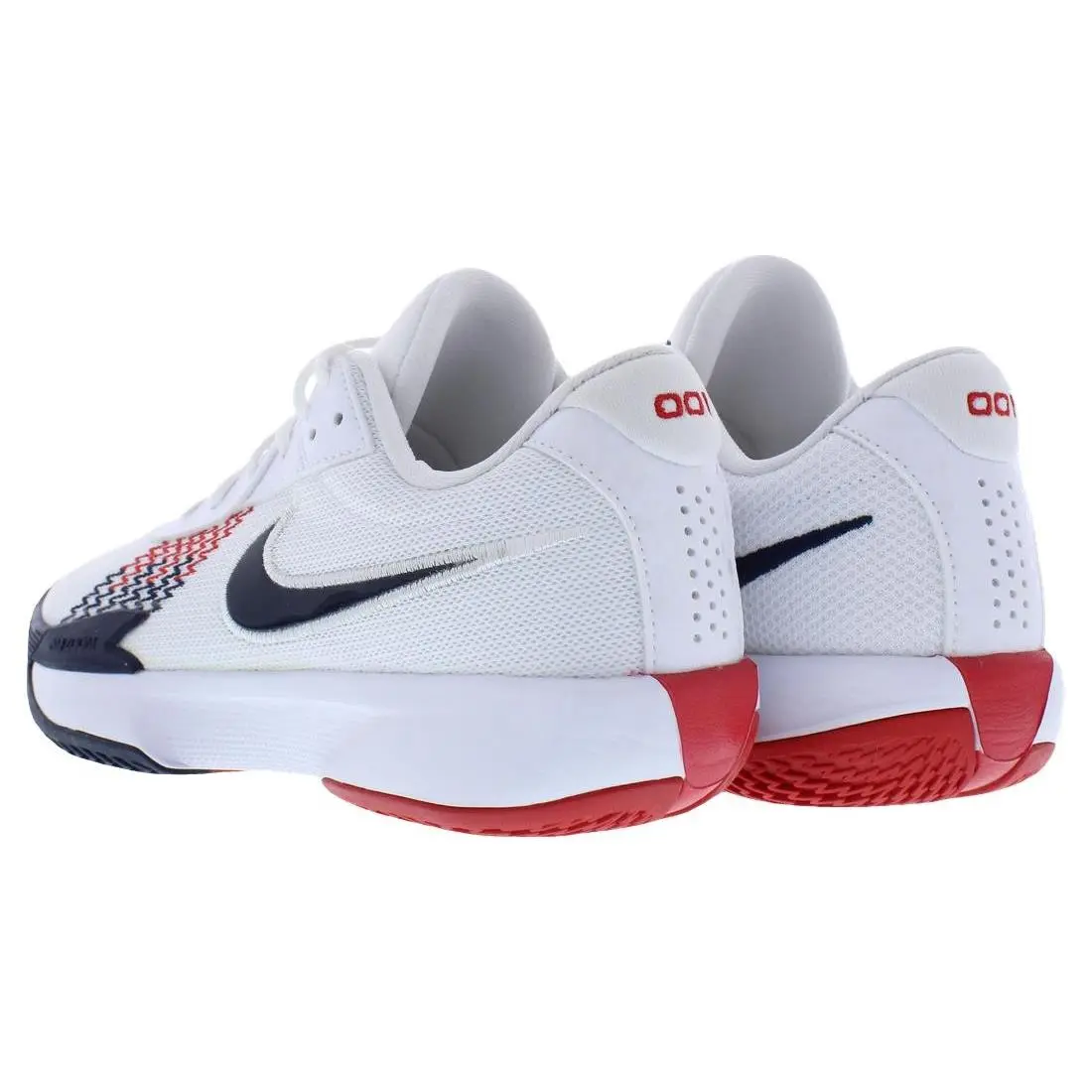 Nike shoes - White/Obsidian/Sport Red, Full: White/Obsidian/Sport Red (UPC: 197599132905) 2