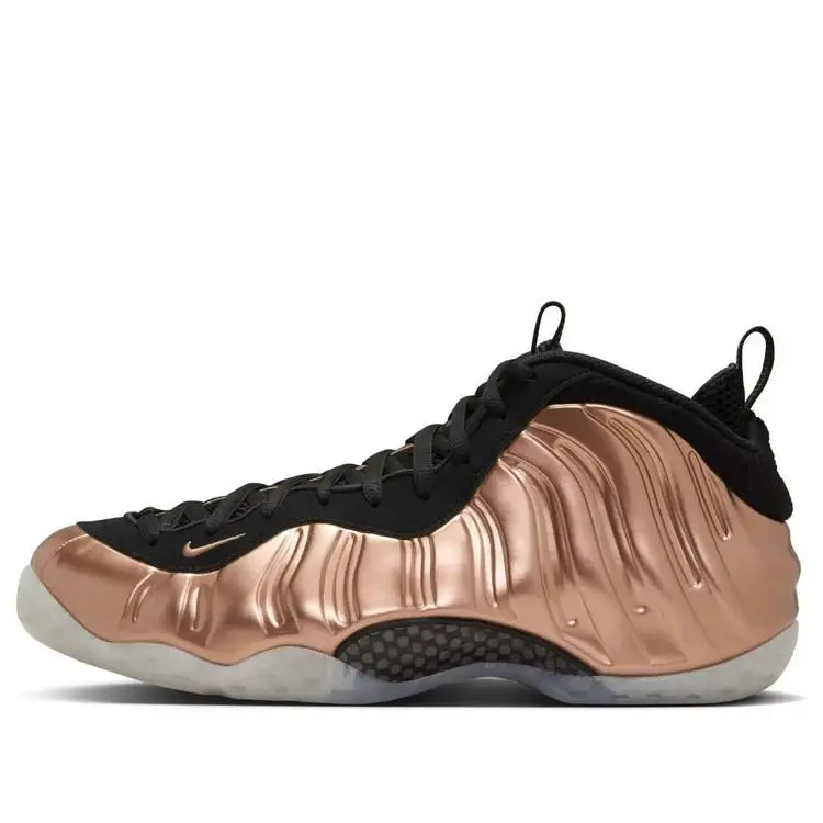 Nwob Men`s Nike Air Foamposite One `metallic Copper` FZ9902-001 Sz 9.5 - Black