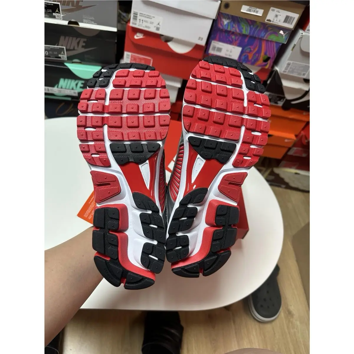 Nike shoes - Nike Vomero 5 - Vomero - HV0926–095 - Red metallic silver black 8