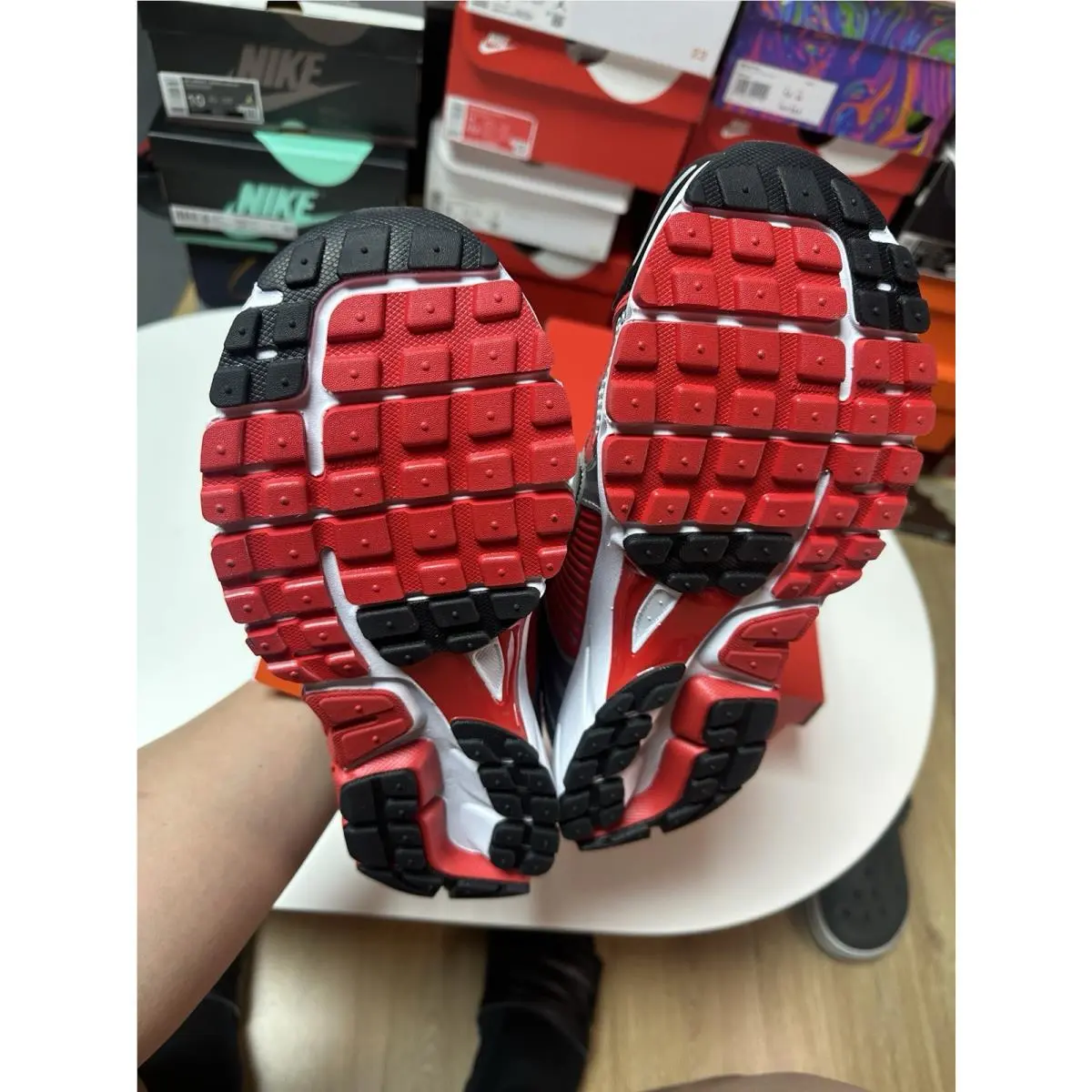 Nike shoes - Nike Vomero 5 - Vomero - HV0926–095 - Red metallic silver black 9
