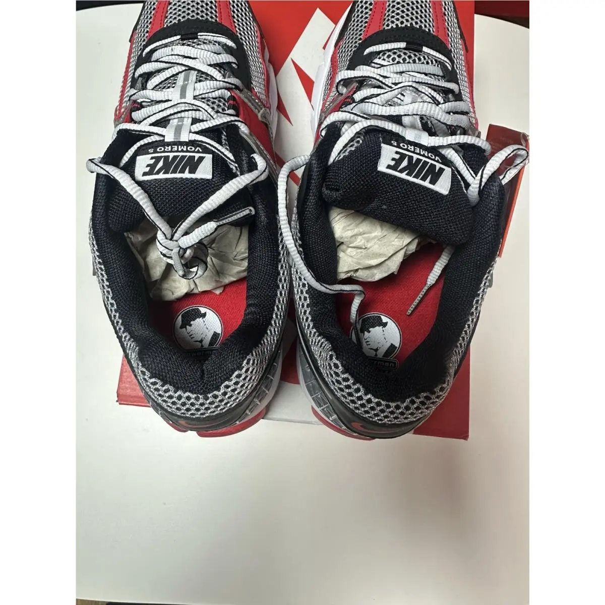Nike shoes - Nike Vomero 5 - Vomero - HV0926–095 - Red metallic silver black 5