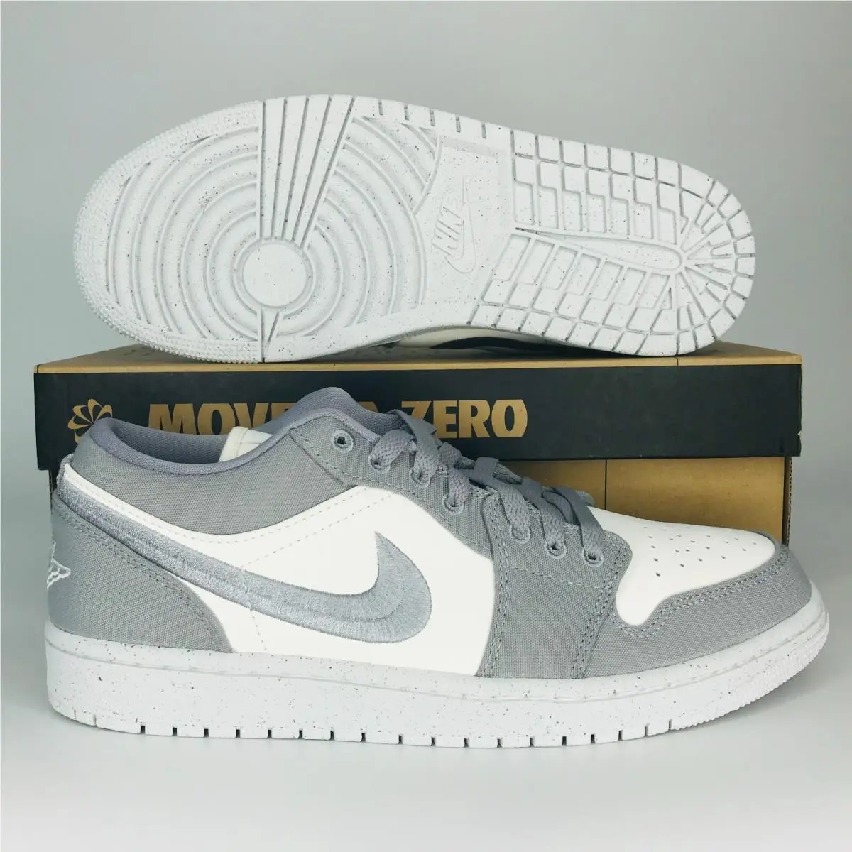 Nike Air Jordan 1 Low SE Light Steel Gray Women`s 10.5 Men`s 9 DV0426-012