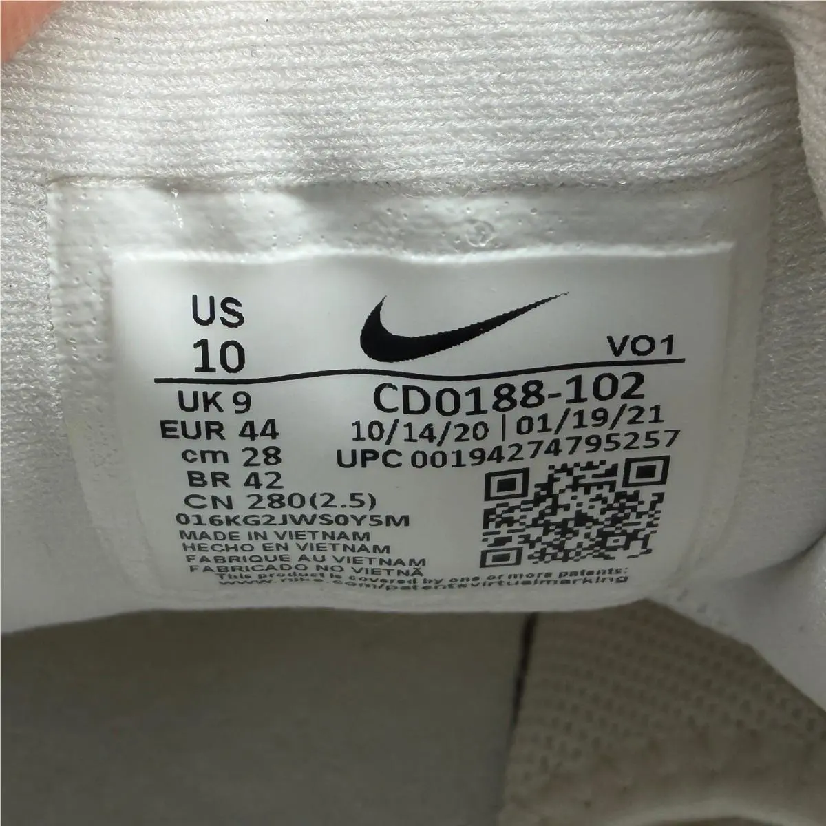 Nike shoes - CD0188102 - CD0188-102 - White 12