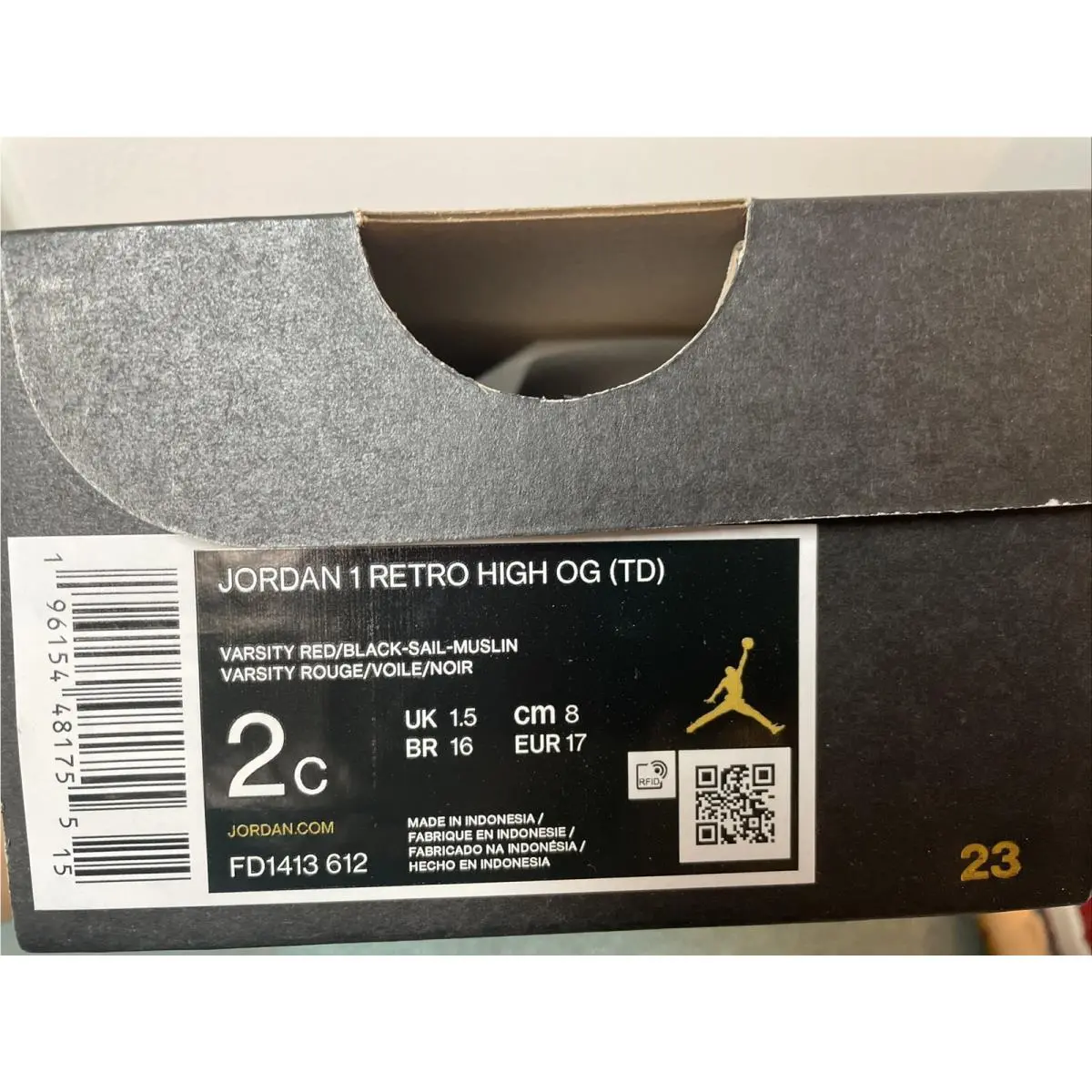 Nike shoes - Jordan Lost And Found - Lost And Found - Red, Black, White (UPC: 0196154481755) 6