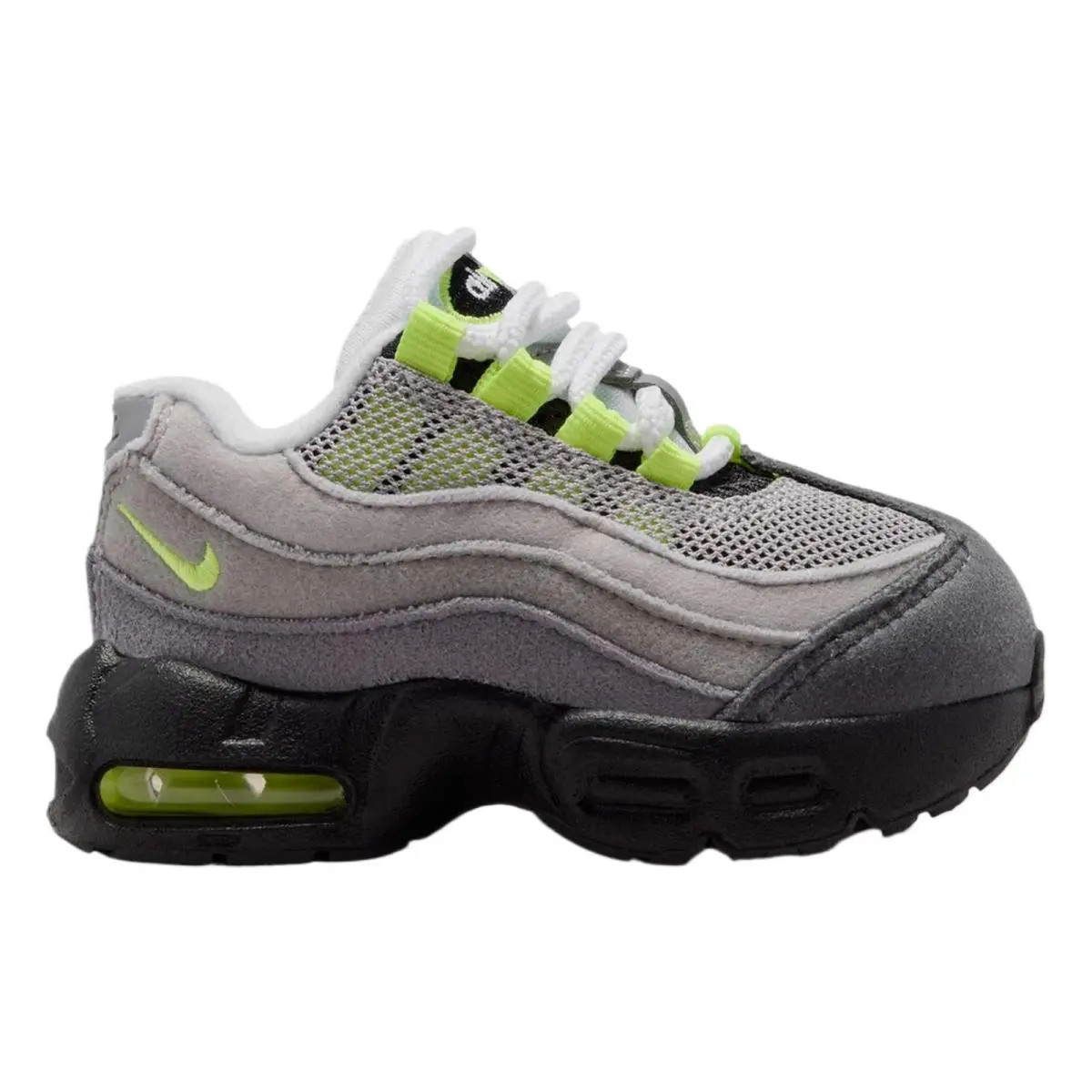 Nike Little Max 95 Big Neon Infant Toddler Running Shoes Size 8c 905462-050