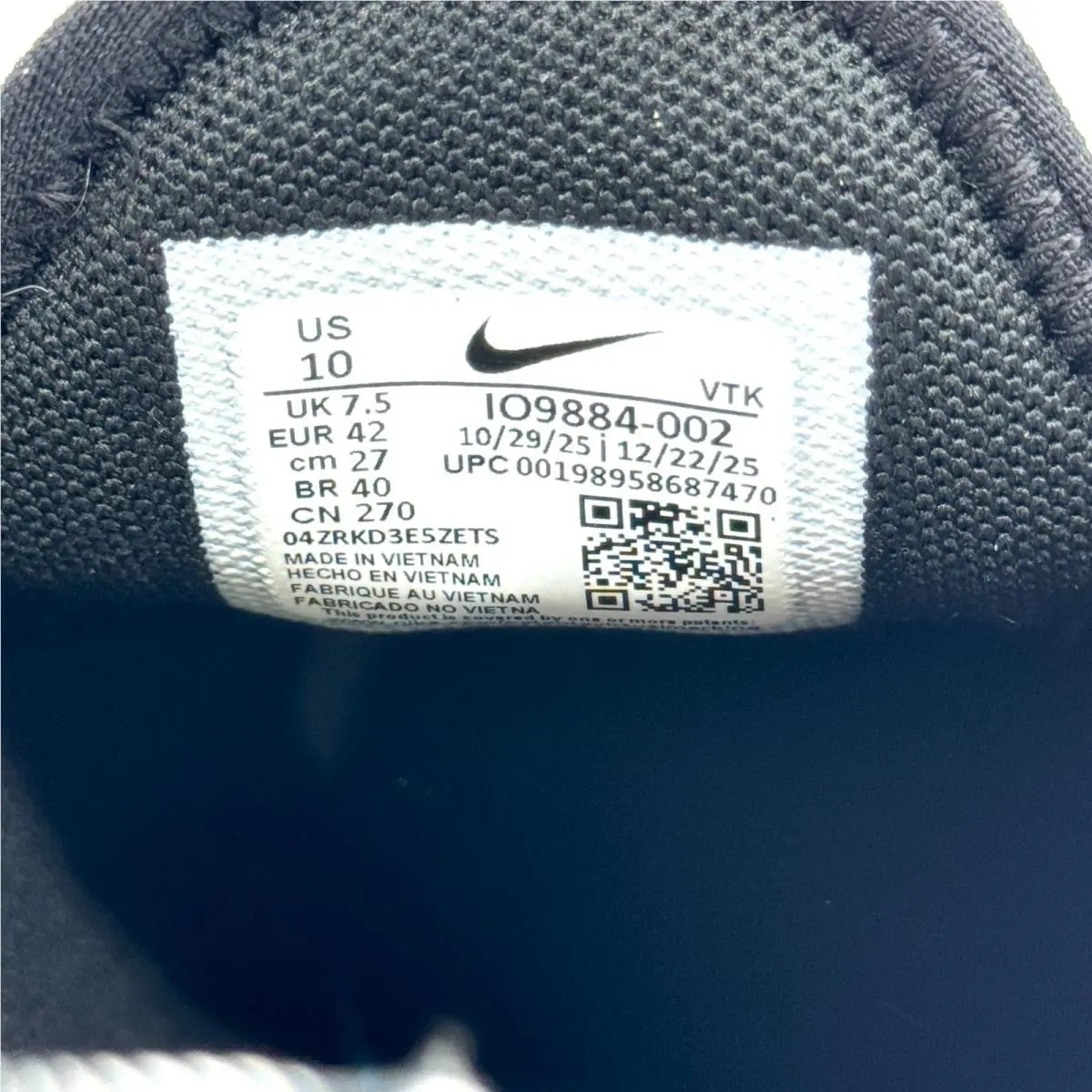 Nike shoes - Nike Air Max 270 Premium - IO9884-002 - Black (UPC: 198958687470) 3