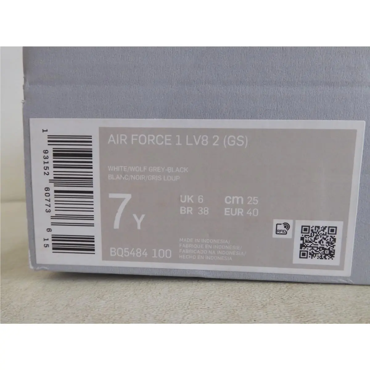 Nike shoes - Nike Air Force 1 LV8 - BQ5484-100 - White (UPC: 193152607736) 7