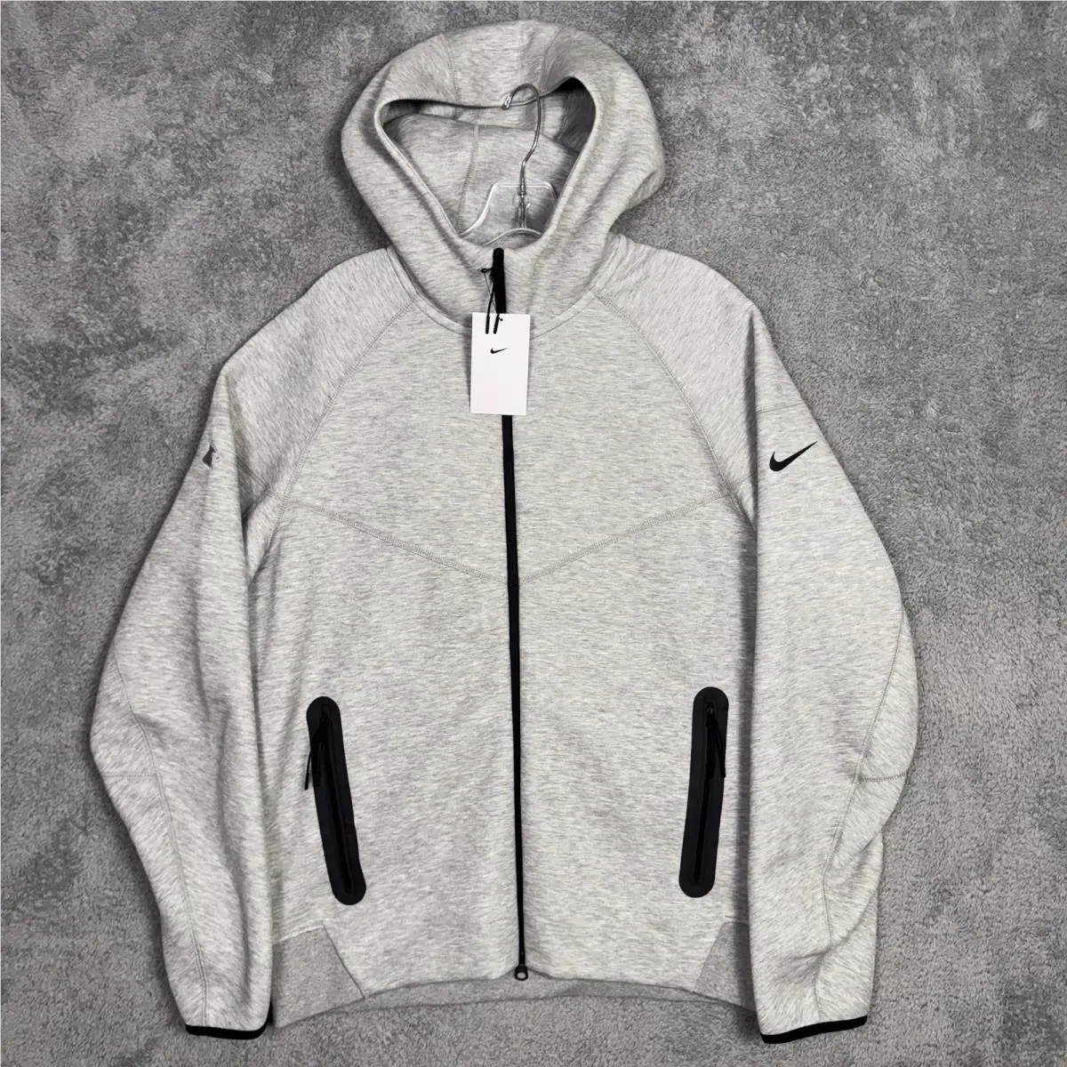 Nike Tech Fleece Hoodie Mens L Sportswear Full Zip Jacket Sweatshirt FQ4762