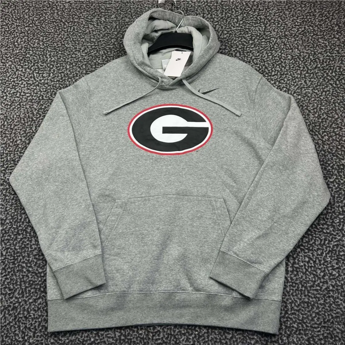 Nike Hoodie Men Large Gray Georgia Bulldogs Ncaa Long Sleeve Pullover L