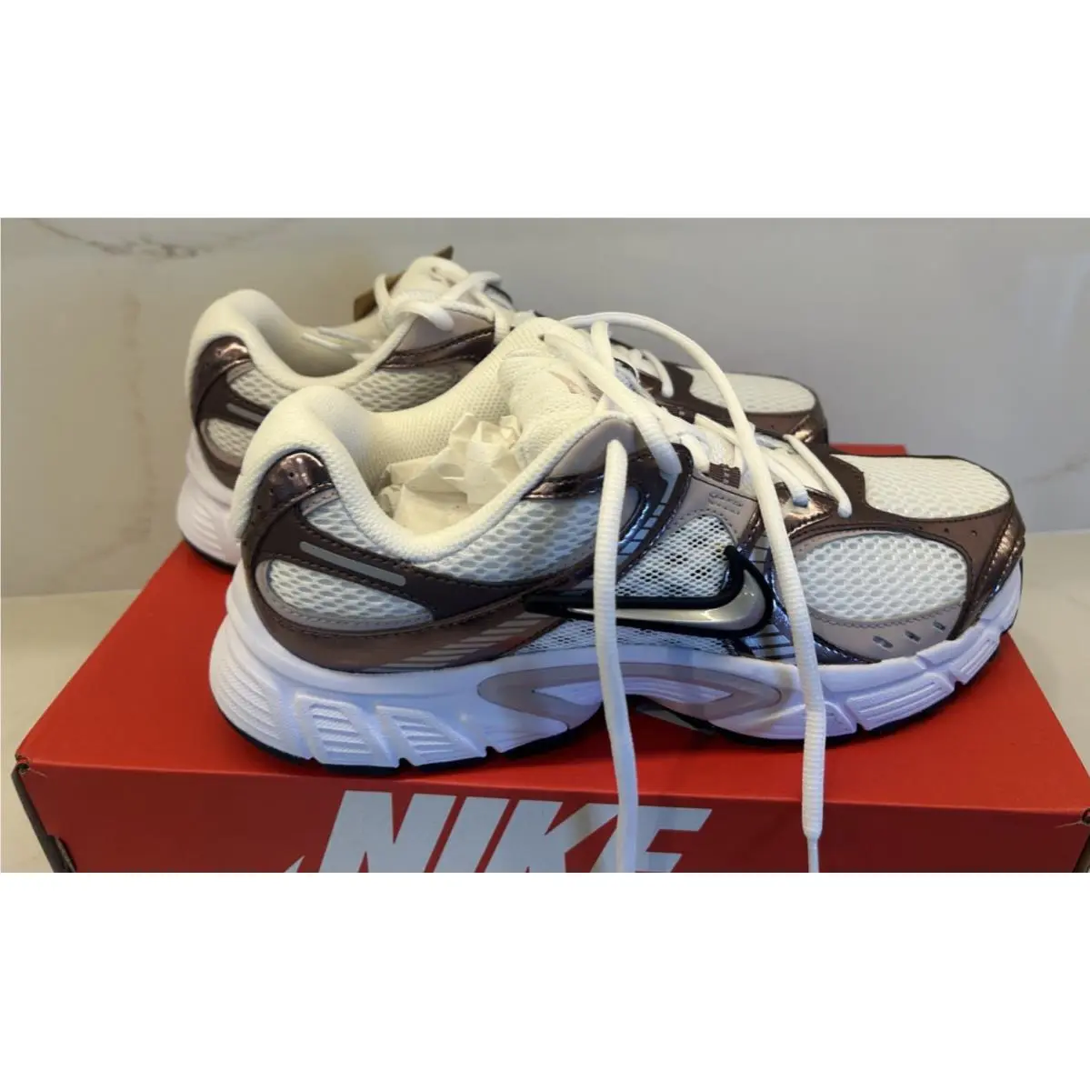 Nike shoes - White/Tattoo/Black/Metallic Platinum (UPC: 198729509413) 0