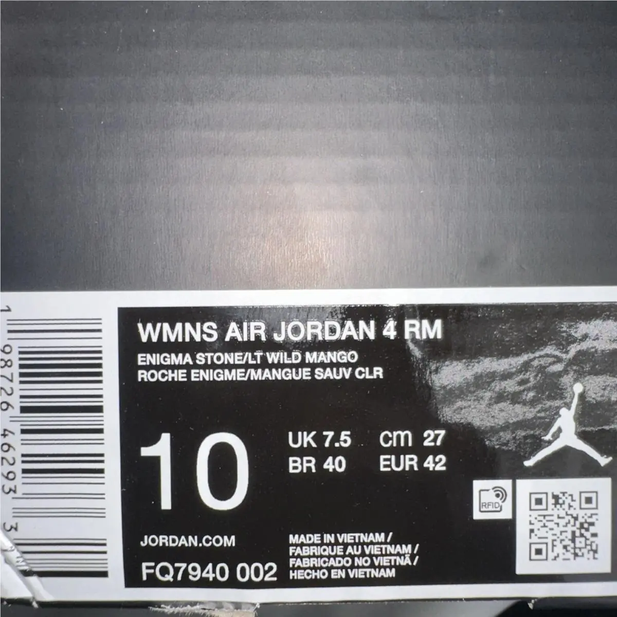 Nike shoes - Air Jordan 4 RM - Air - FQ7940-001 - Gray 4
