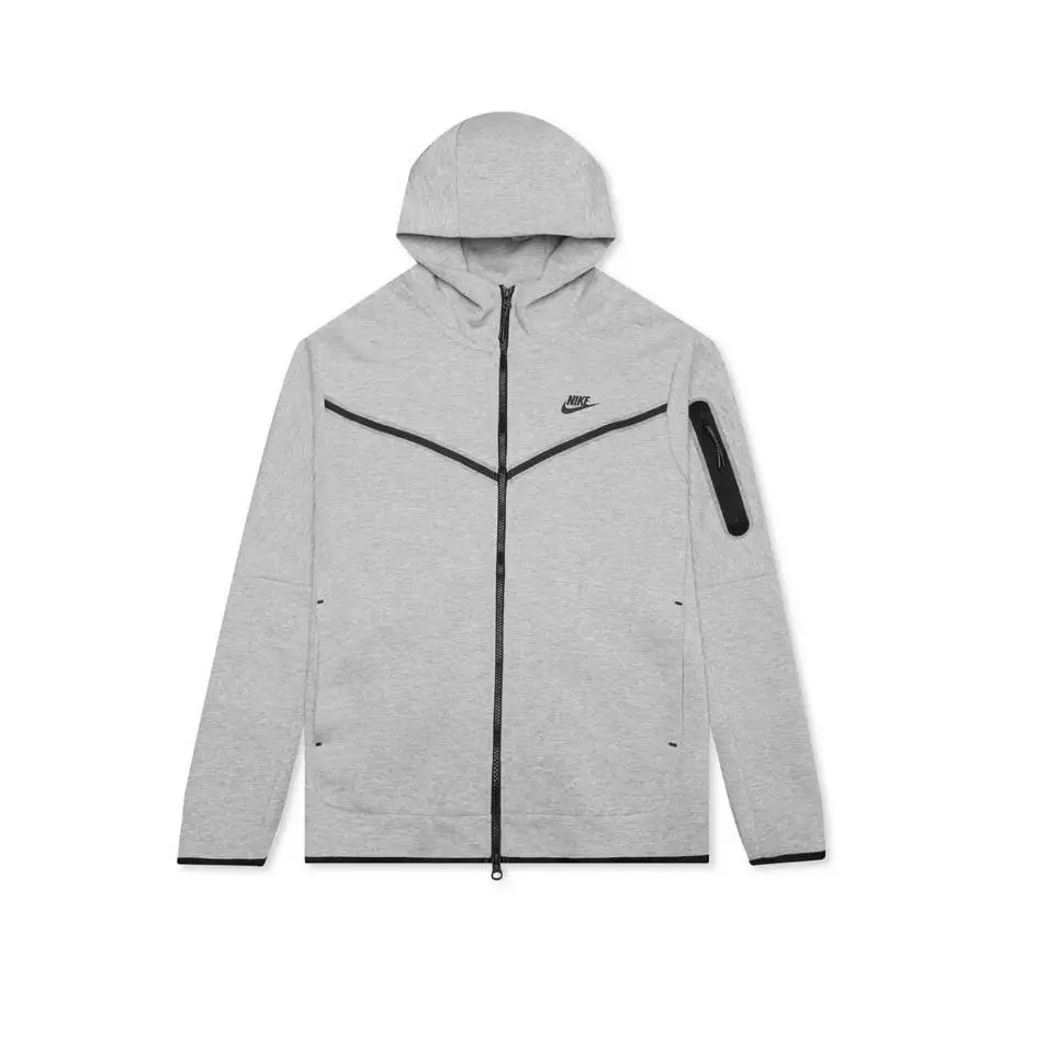 Tech Fleece Hoodie Dark Heather Grey Black Full Zip CU4489-063 Men`s 2XL by Nike