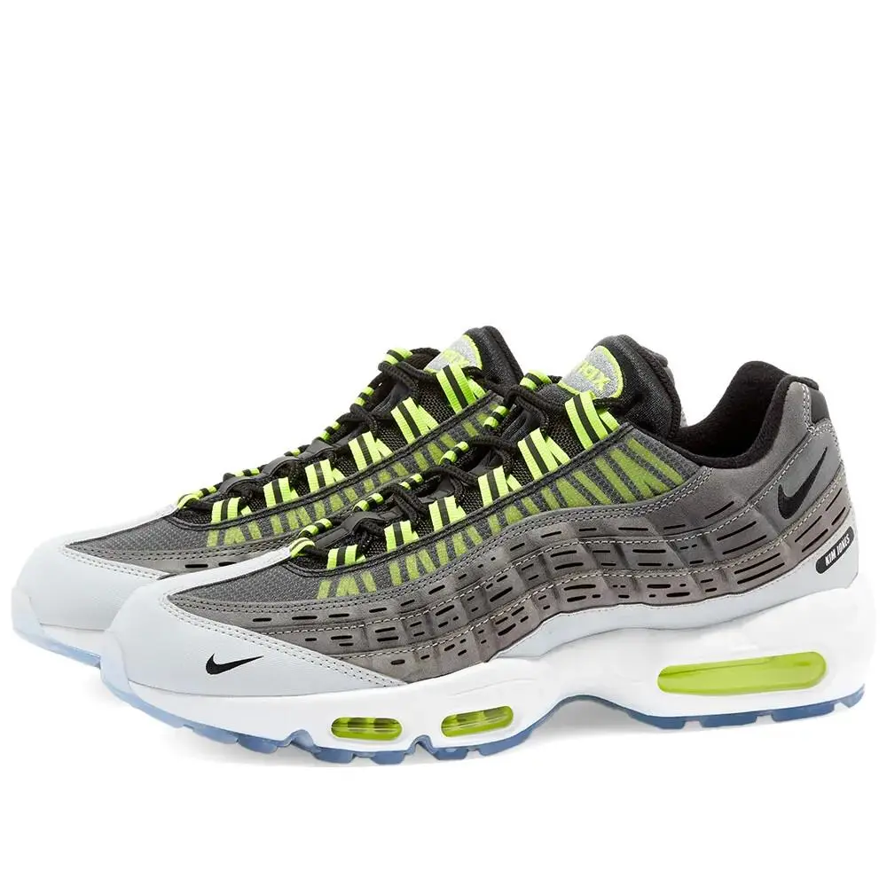 Nike Air Max 95 -kim Jones - DD1871-002 - Black/volt -dark Grey Men`s Size 12